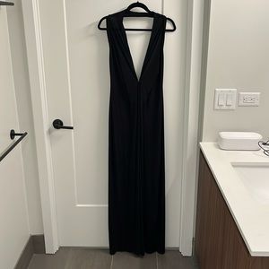 Norma Kamali Wide Leg Halter Neck Pantsuit